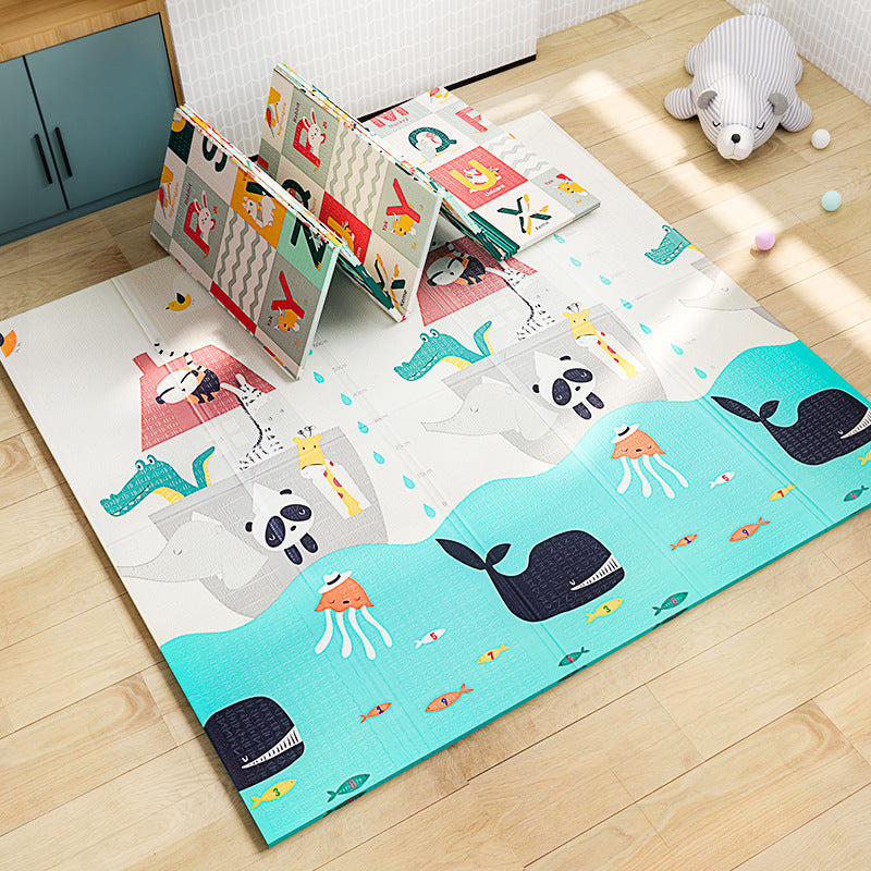 XPE crawling mat 150*180 folding thickening cartoon matt home កម្រាលពូកទារក