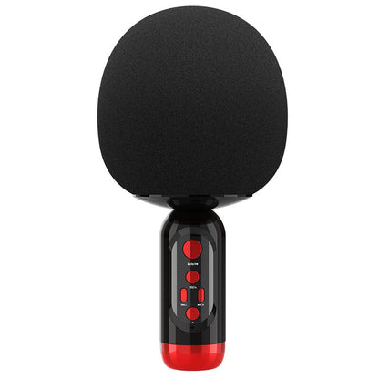 Lebo K2 new wireless Bluetooth microphone microphone speaker integrated mushroom head singing microphone gift wholesale