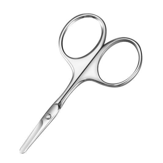 Starfire Tianlu Green same style round head eyebrow scissors makeup scissors beauty eyebrow trimming scissors pointed nose hair scissors beard scissors