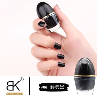 bk cute internet celebrity small easter egg 35 colors whitening 7 days water-based nail polish no baking long-lasting can not be peeled off wholesale 