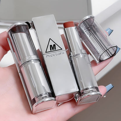 2023 mirrored silky matte lipstick moisturizing, whitening, not easy to fade, non-stick matte velvet lipstick