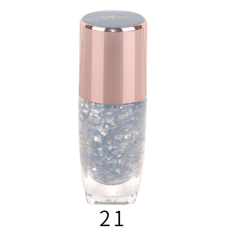 2022 new 24 colors 7 days water-based nail polish no baking quick drying odorless long-lasting glossy net celebrity nail polish wholesale 