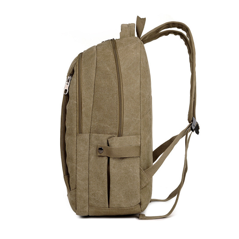 New canvas backpack men's bag casual school bag travel backpack 