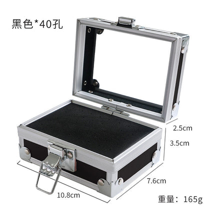 Nail polishing head storage box portable tool box desktop storage rack tool box jack display stand wholesale