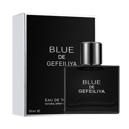 Popular online flower story blue men's perfume long-lasting light fragrance ocean fragrance cologne charm sports 