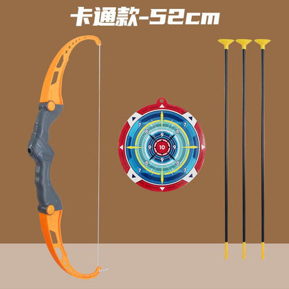 Cross-border children's sports toys cartoon bow and arrow suction cup target archery target boys and girls shooting indoor and outdoor bow and arrow