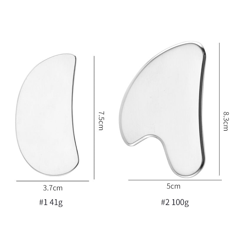 Source factory spot facial care lifting anti-aging apple muscle sagging stainless steel scraping tool beauty board