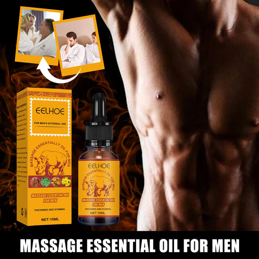 EELHOE Men's Massage Oil Essential Oil Men's Powerful Maintenance Massage Care Essential Oil Body Exercise Maintenance Essential Oil 