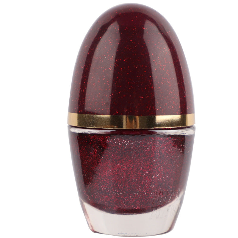 Bei Shijie's new cute internet celebrity small egg bottle oily non-peelable quick-drying long-lasting no-bake nail polish wholesale 