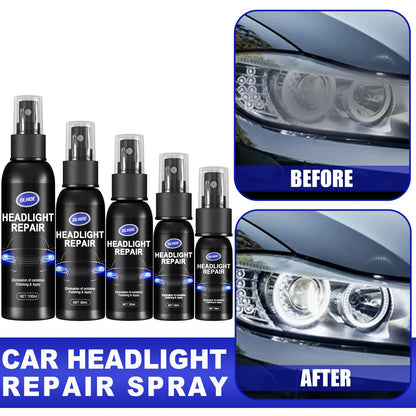 OUHOE Car Light Repair Spray Car Headlight Shade Scratch Polishing Car Headlight Repair Renovation ភ្នាក់ងារជួសជុល 