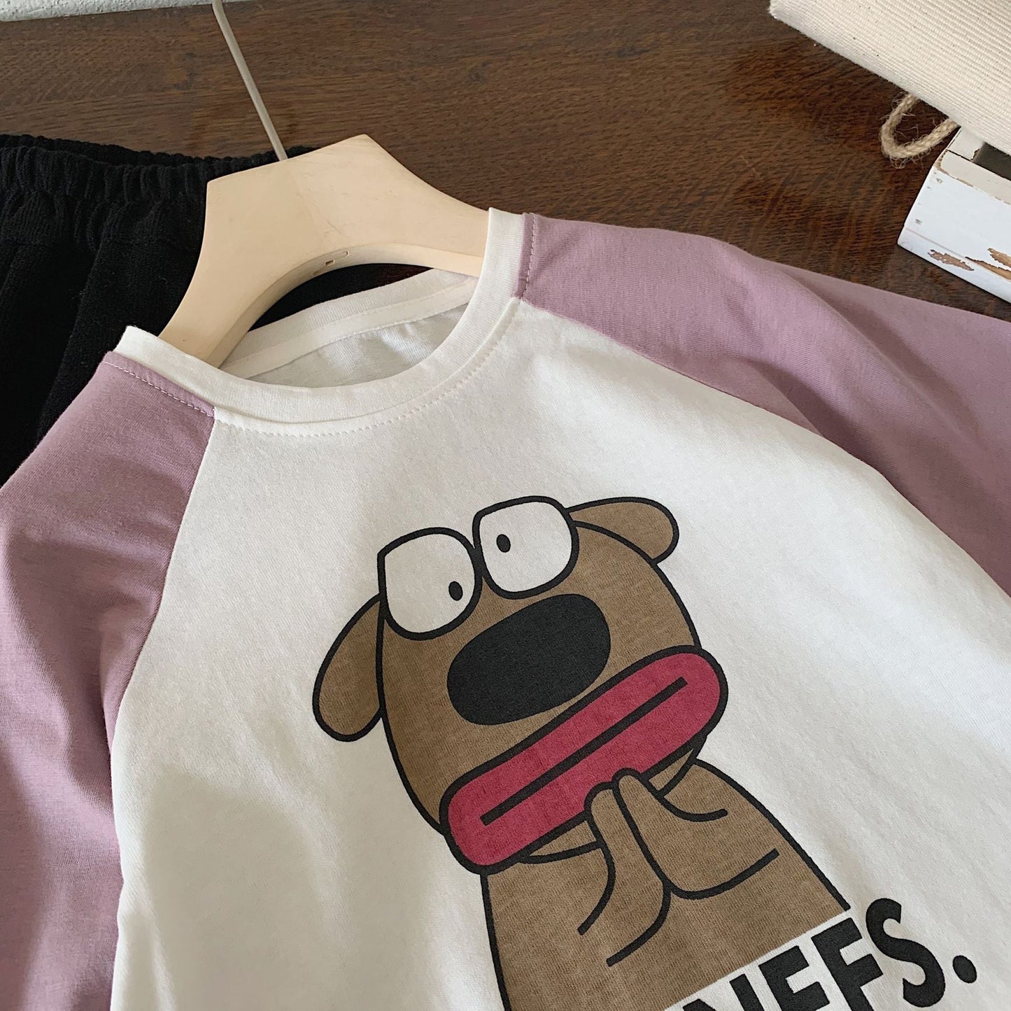 Children's T-shirt 2024 Bangcheng Spring New Boys Cartoon Long Sleeve Children's Clothing Casual Raglan Sleeve Top Trend G0063