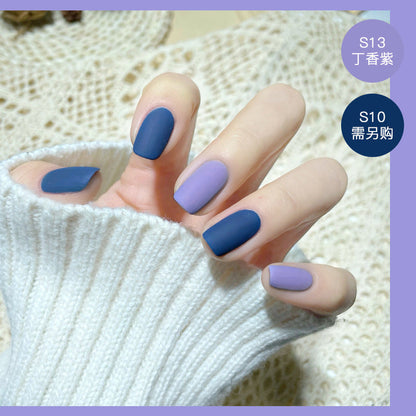 2023 new nail polish spring and summer color water-based matte nail polish cannot be peeled off and dried naturally, suitable for pregnant women