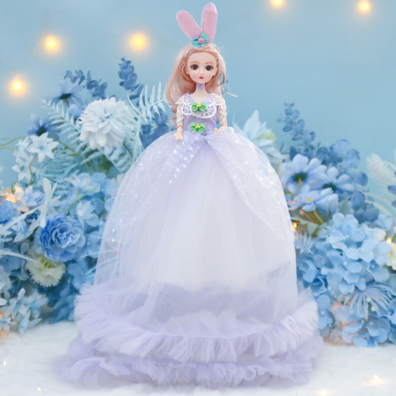 50cm vinyl wedding Yade Barbie doll gift box set princess doll children's toy girl gift