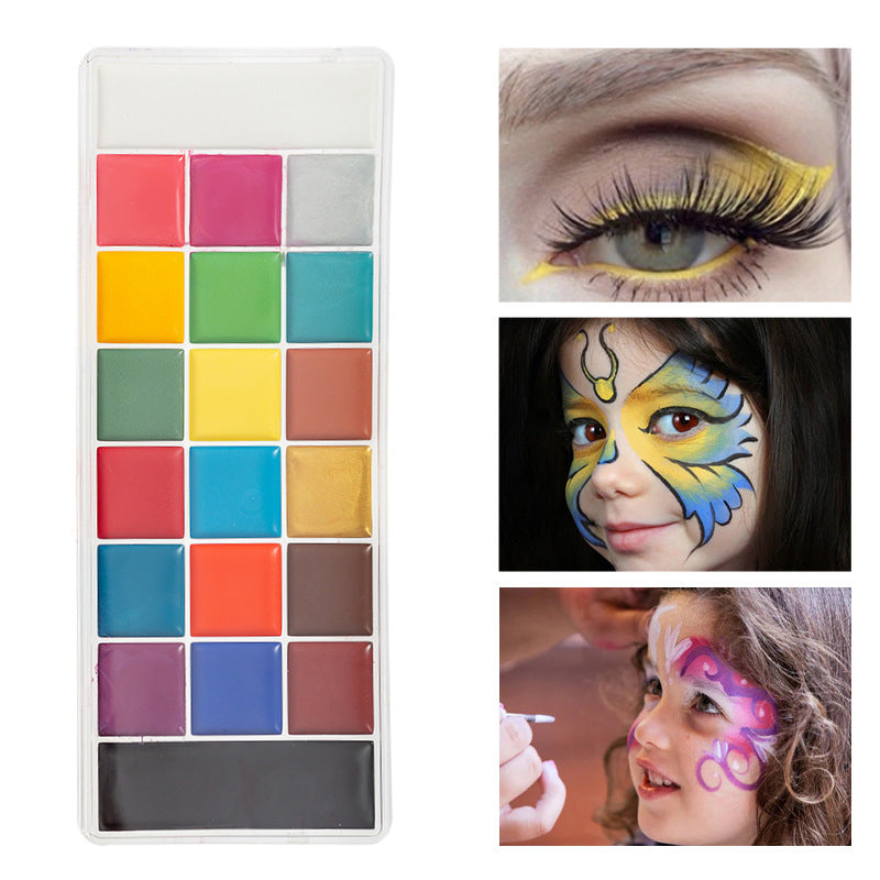 Manufacturers masquerade dress Halloween 20 color oil paint pigment body painting color set wholesale