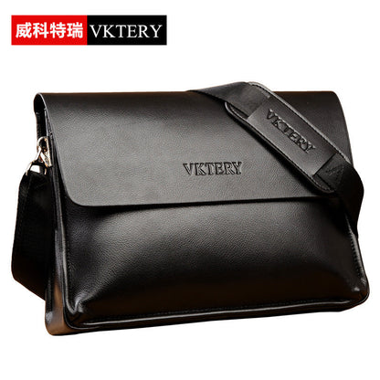 Vicoteri trendy men's chest bag Korean style fashion black men's chest bag British crossbody men's chest bag