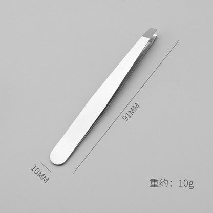 Stainless steel eyebrow trimmer seamless eyebrow trimmer high-precision hair plucking tweezers stainless steel eyebrow tweezers high-quality eyebrow trimmer tweezers 