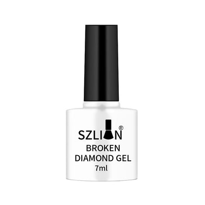 Crushed diamond gel nail polish net celebrity super flash colorful flash diamond gel extension gel nail salon special Yanling gel nail art