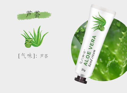 Flower Story Autumn and Winter Moisturizing Avocado Horse Oil Hand Cream 30g Gift Flower Fragrance Hand Cream Wholesale 