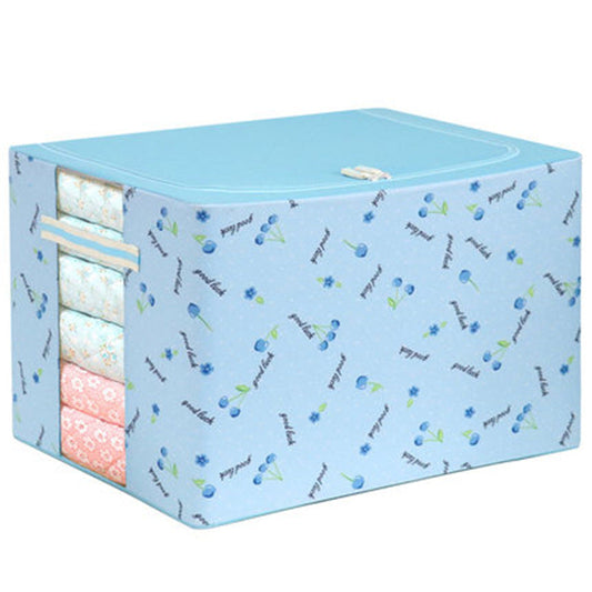 Clothes Storage Box Box Basket Artifact Household Fabric Folding Wardrobe Toy Organizing Bag Dormitory Storage Box 