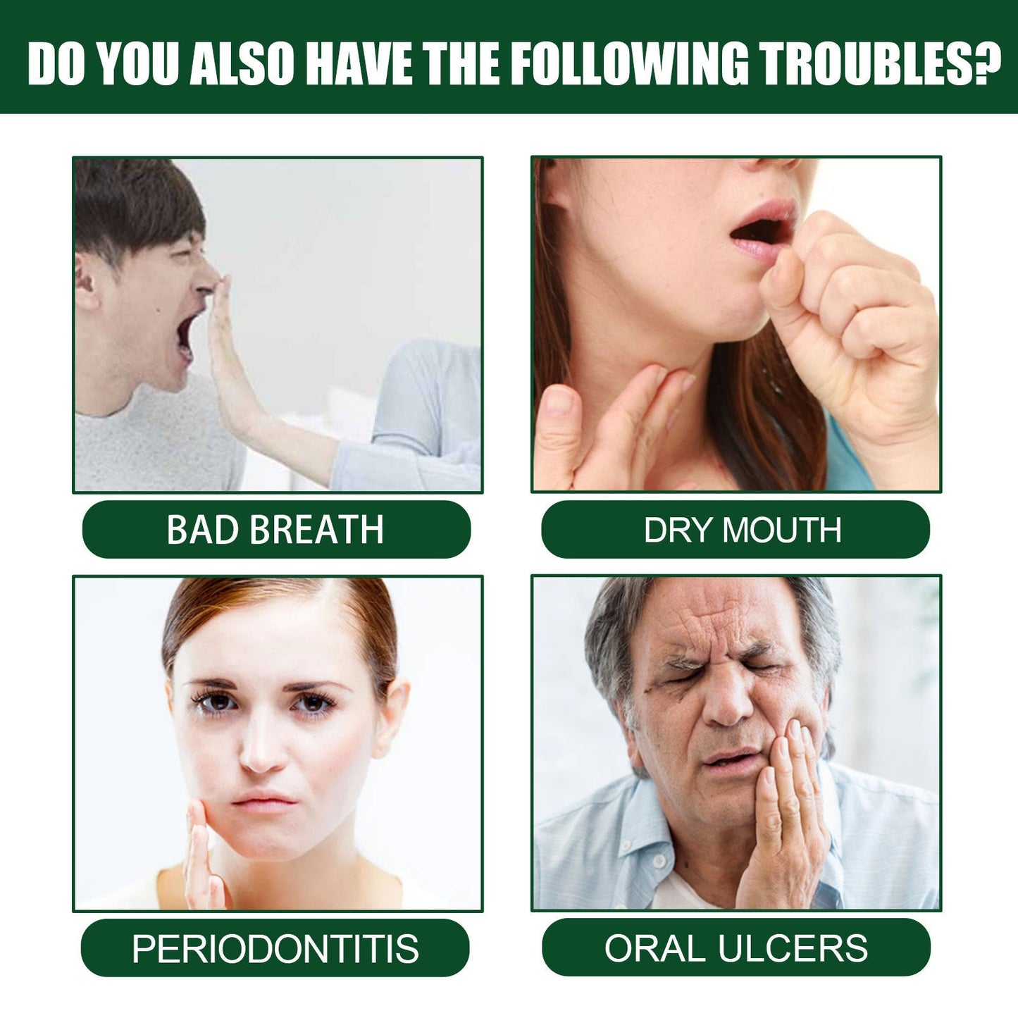 South Moon Oral Spray Relieves Dry Oral Itch Discomfort Gum Repair Bad Breath Breath Freshener 