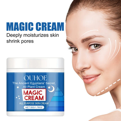 OUHOE Deep Moisturizing Cream ផ្តល់សារធាតុចិញ្ចឹម ផ្តល់សំណើម ធ្វើអោយស្បែកភ្លឺថ្លា និងស្រស់ស្អាត ធ្វើអោយប្រសើរឡើងនូវភាពជ្រីវជ្រួញ ផ្តល់សំណើមយ៉ាងជ្រៅ និងធ្វើអោយស្បែកតឹងណែន 