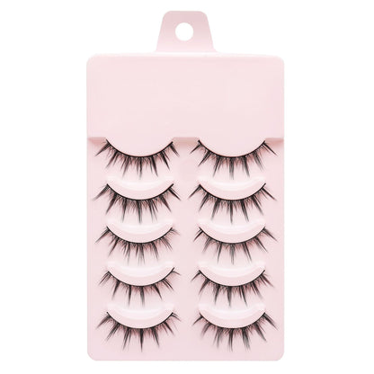 DINGSEN false eyelashes factory stable supply 5 pairs of little devil eyelashes natural makeup daily makeup COS eyelashes