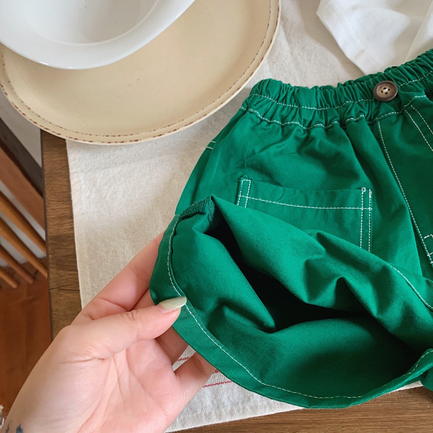 Children's shorts 20234 Bangcheng summer style boys and small children's open-line cotton shorts versatile baby casual pants F0183