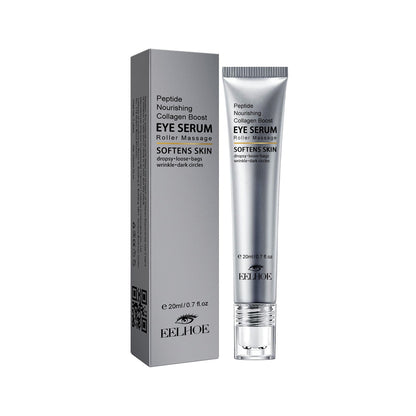 EELHOE eye essence roller ball fades fine lines and dark circles around the eyes and gently repairs the eye area to moisturize the eye cream 