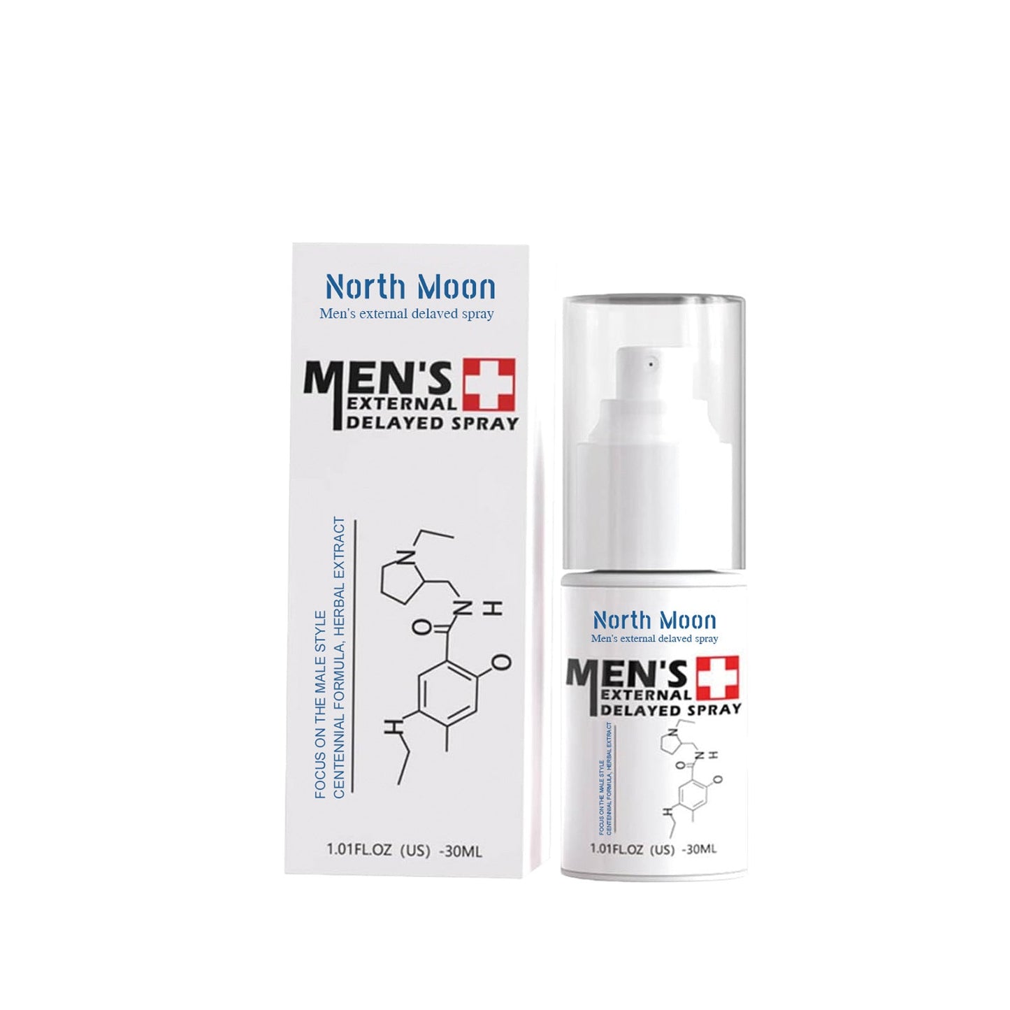 North Moon Men's Care Spray Enhances Endurance Men's Body Strengthening Moisturizing Massage Care Spray 