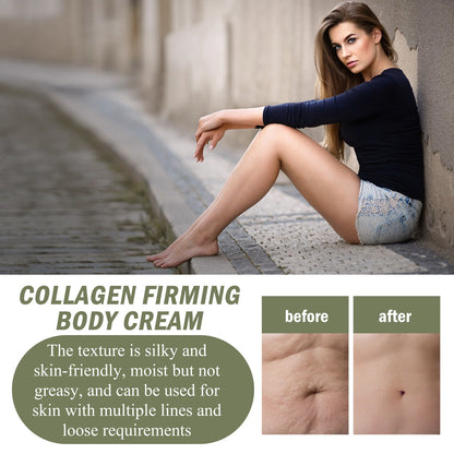 West&amp;Month Collagen Slimming Cream Tightens Belly Fat Body Shaping Massage Slimming Cream 