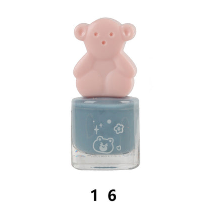 Bei Shijie water-based cute no-bake long-lasting non-peelable quick-drying nude color no odor nail polish wholesale