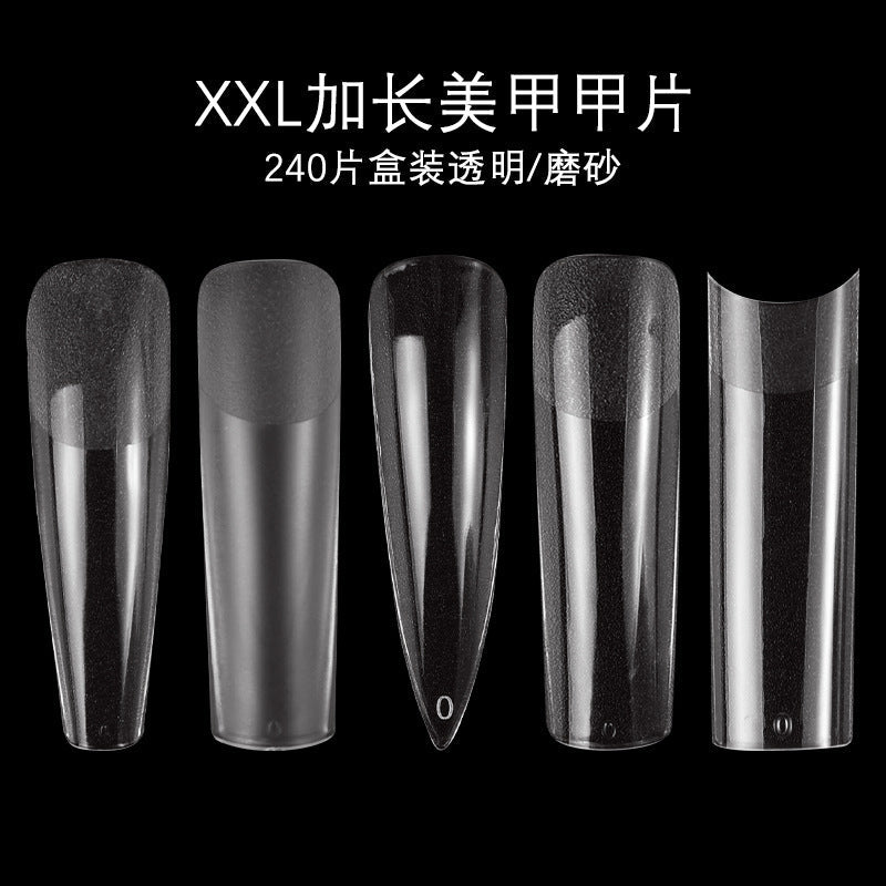 Nail art nail film ultra-thin seamless short wear nail extension free of grinding nail stickers for nail salons