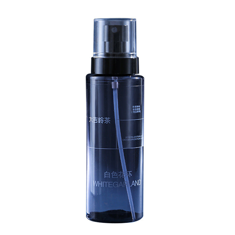 White wreath clothing deodorizing fragrance spray men's lasting light fragrance blue Darjeeling tea woody fragrance wholesale 