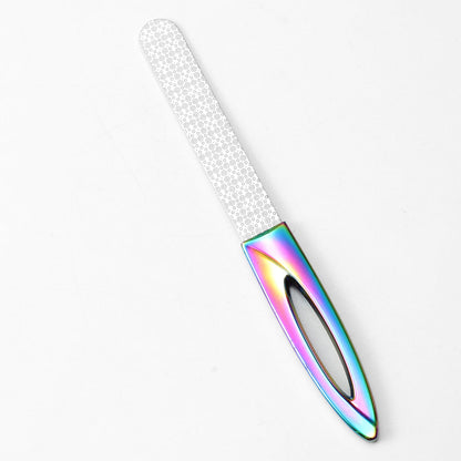 Stainless steel mirror polish nail remover planer nail treatment nail remover steel push dead skin fork acne needle ear spoon nail art nail remover tool