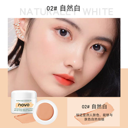 Makeup NOVO HD Clear Concealer បិទបាំងស្នាមអុចខ្មៅ ស្នាមមុន  រង្វង់ខ្មៅ ក្រែមលាបមុខ 