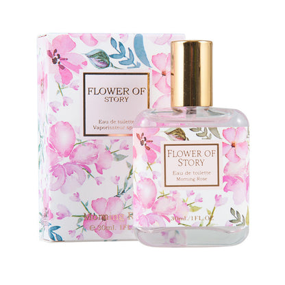 Women's perfume Flower Story Girl Series Fresh and long-lasting light fragrance floral and fruity fragrance Live broadcast hot-selling women's perfume