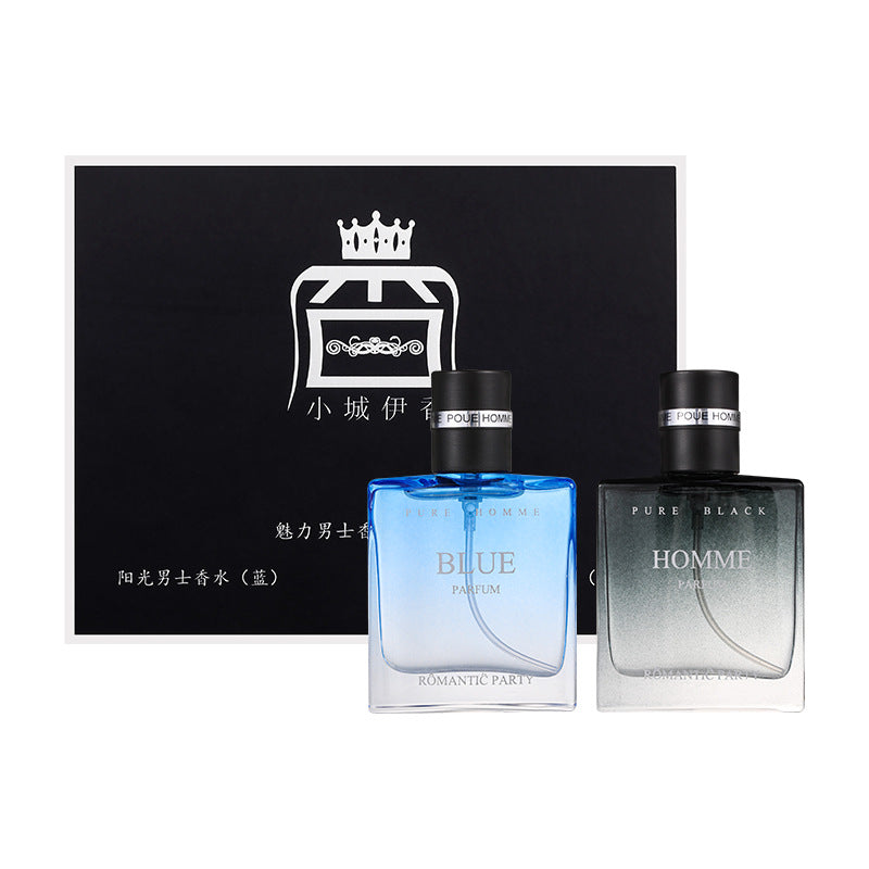 Xiaocheng Yixiang new charming men's perfume gift box lasting light fragrance cross-border hot-selling cologne perfume set wholesale