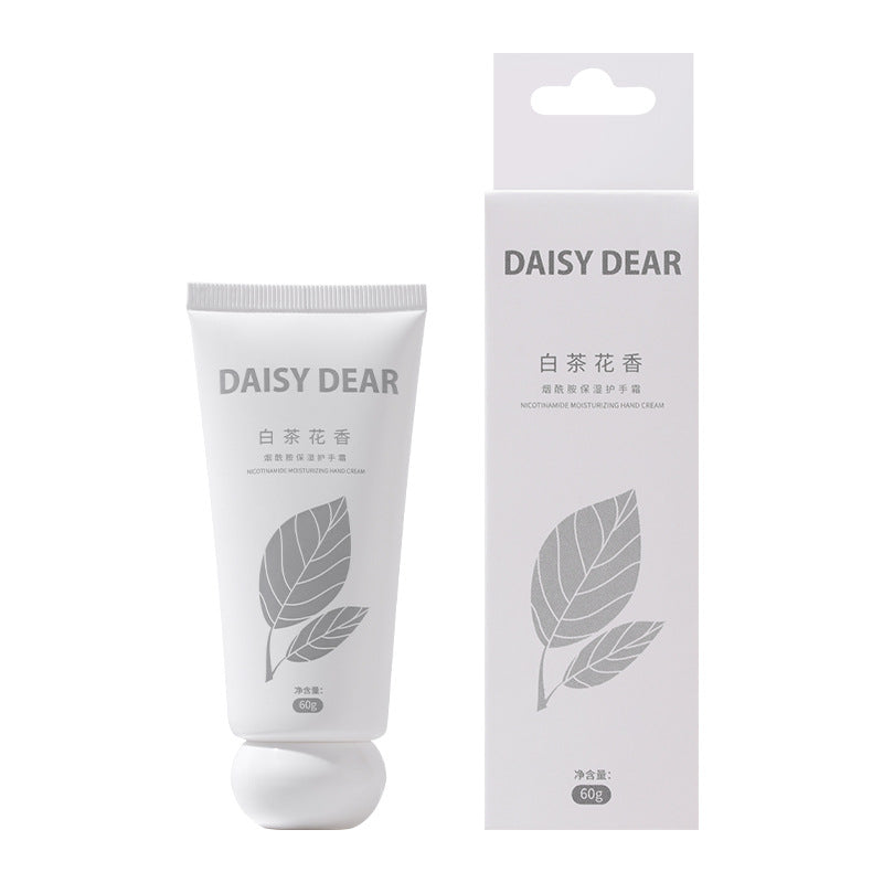 Douyin hit niacinamide hand cream moisturizing skin care hydrating chamomile anti-drying white tea hand cream wholesale