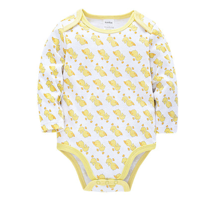 Newborn baby clothes 3-piece set Amazon long-sleeved European and American baby clothes for boys 0-2 years old baby pajamas cross-border