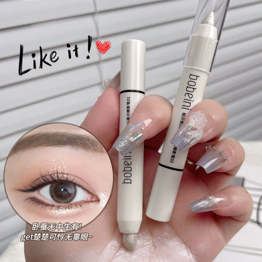 Bobeni highlight eye shadow pen eye silkworm highlight pen brightens pearlescent matte eye shadow stick daily delicate cross-border makeup