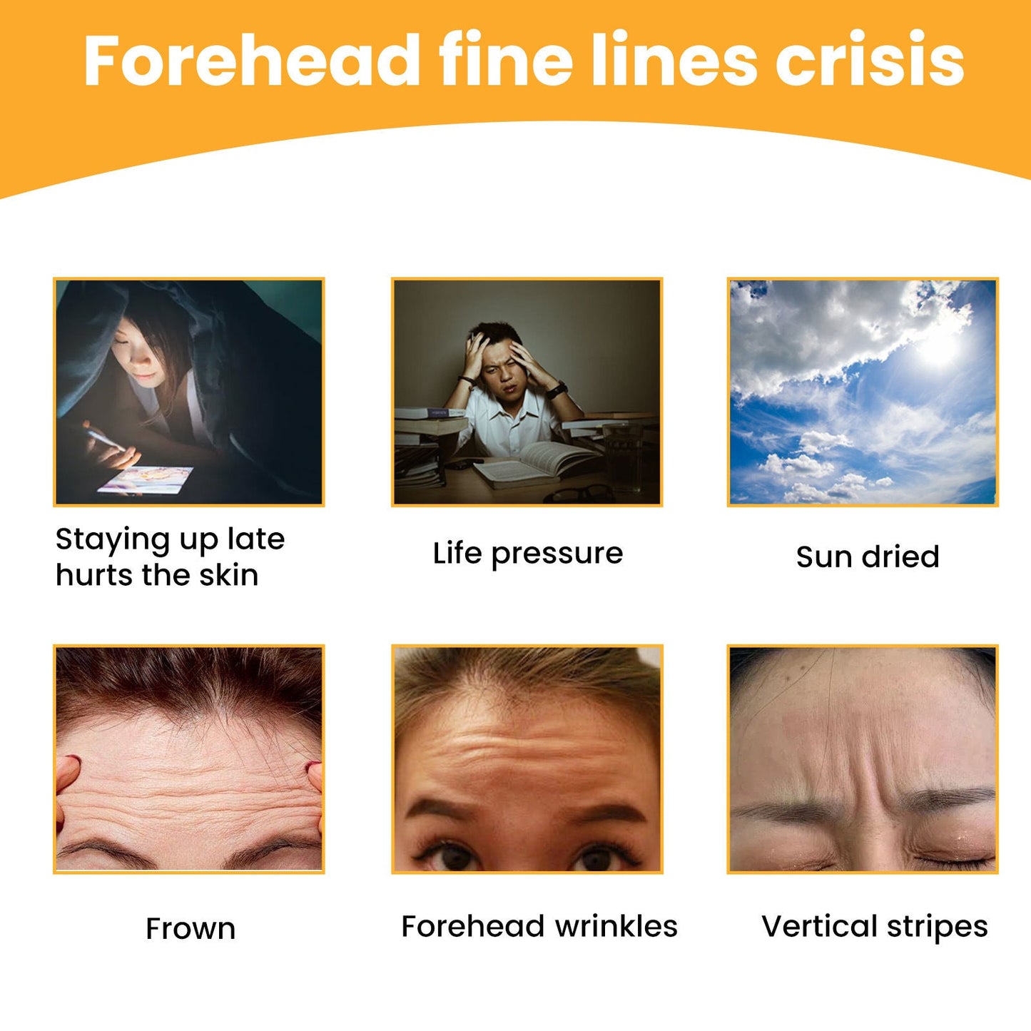 EELHOE forehead wrinkle firming patch fades fine lines smoothes forehead fine lines firm skin anti-wrinkle forehead patch 