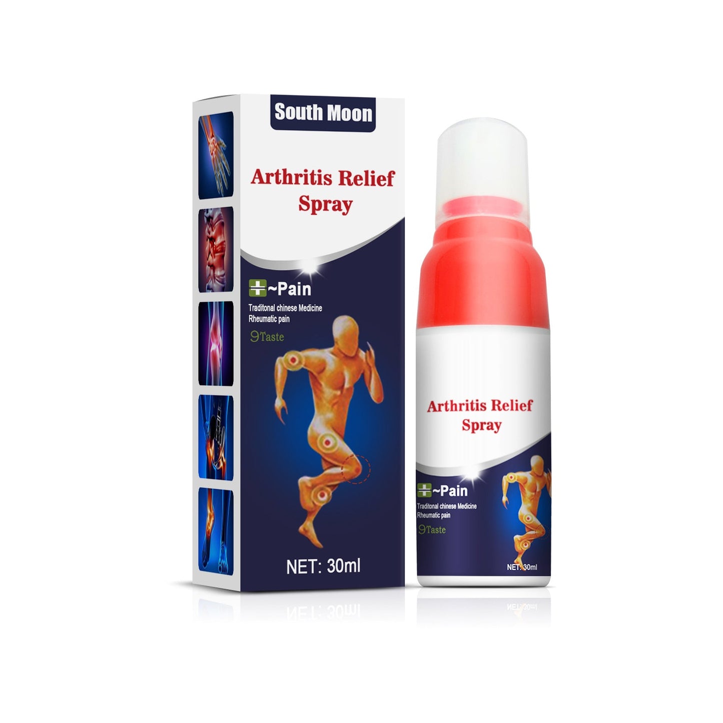 South Moon Jinguling Spray for shoulders, neck, lumbar spine and legs, gently relieves joint discomfort and pain spray 