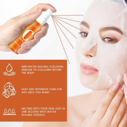 EELHOE Collagen Anti-Aging Mask Spray ប្រឆាំងភាពចាស់ ស្នាមអុជខ្មៅ ធ្វើអោយស្បែកភ្លឺថ្លា បន្តឹងស្បែក ផ្តល់សំណើមដល់ស្បែក 