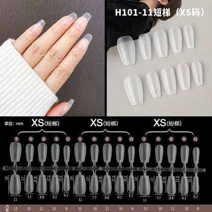 Hand-made wearable nails, frosted, no-carving, thin, foldable, traceless, air soft nails, 300 pieces, new upgrade