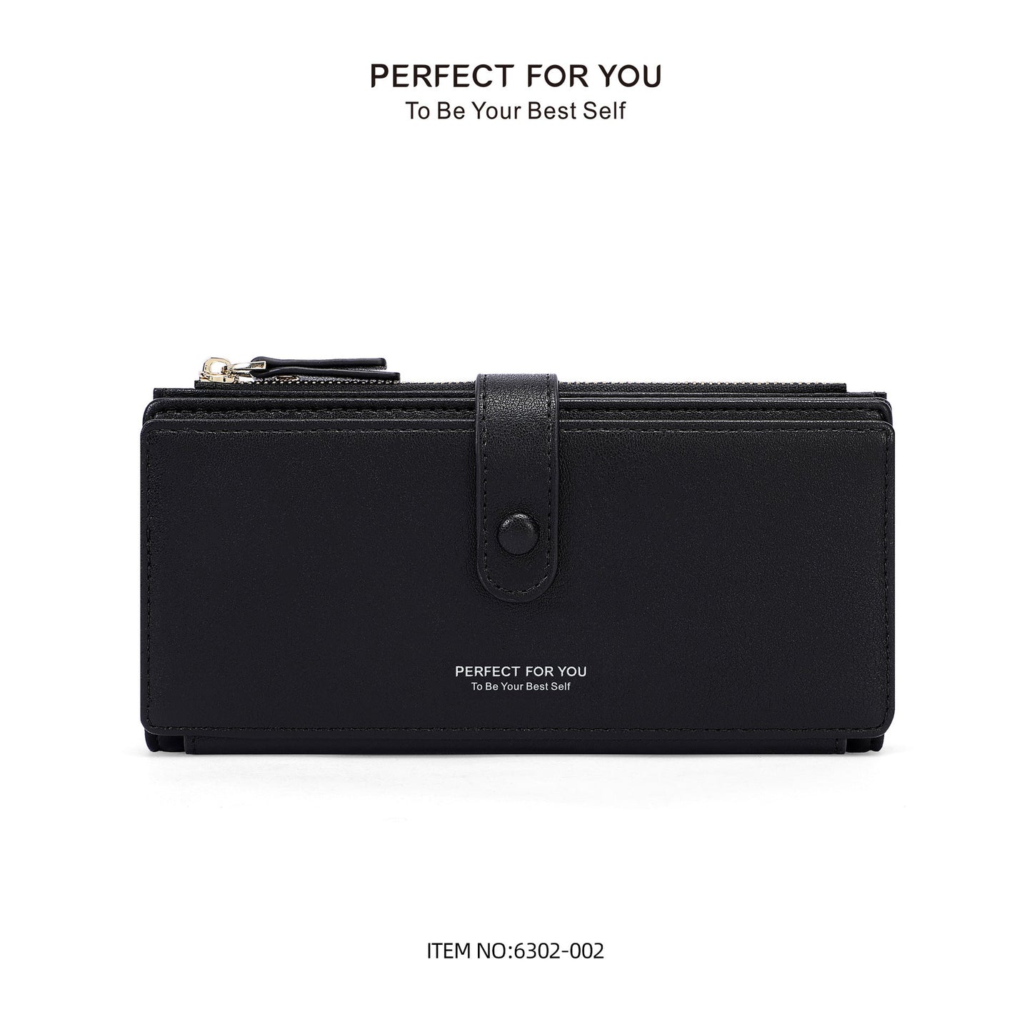 Perfect For You New Women's Wallet Fashion Korean Style Long Large Capacity Zipper Wallet Clutch 