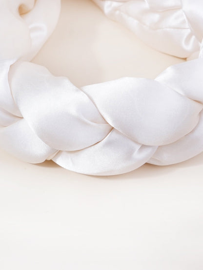 2021 New French Headband Headband Women European and American Large Elastic Headband White Twisted Headband Manufacturer Wholesale