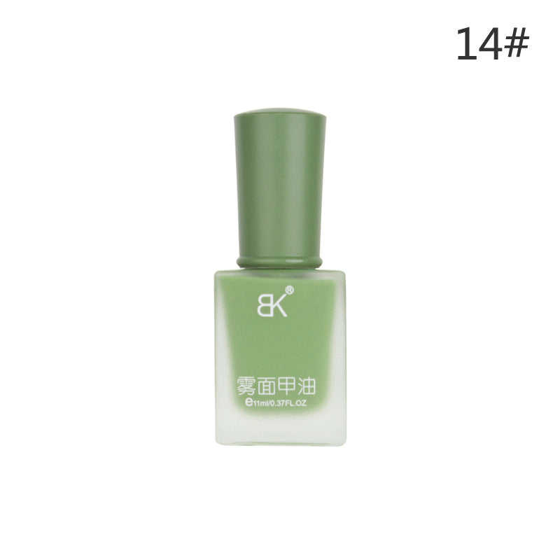 bk2024 summer fashion matte matte oily nail polish no baking long-lasting not easy to fall off can not be peeled frosted wholesale