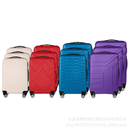 Suitcase semi-finished suitcase manufacturers wholesale ABS trolley case business cabin suitcase printable pattern 12 piece set 