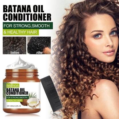 EELHOE Batana Oil Conditioner Repairs Damaged Hair Moisturizing and Smooth Hair Care Thick Hair Conditioner 