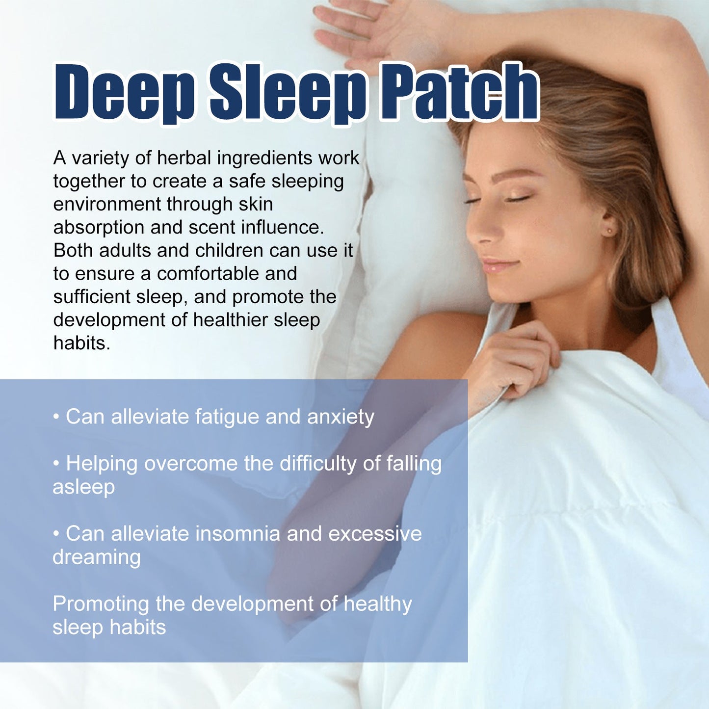 Jaysuing sleep patch relaxes the body and mind, relieves physical stress, and falls asleep peacefully to care for sleep aids 